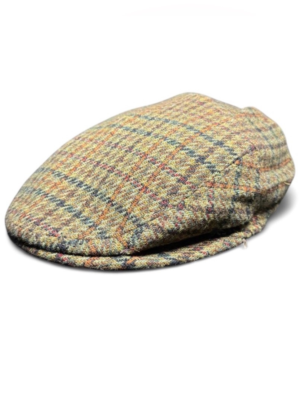 VTG Cambridge Wool Plaid Newsboy Cap Chicago Marshall Field & Co Great Britain